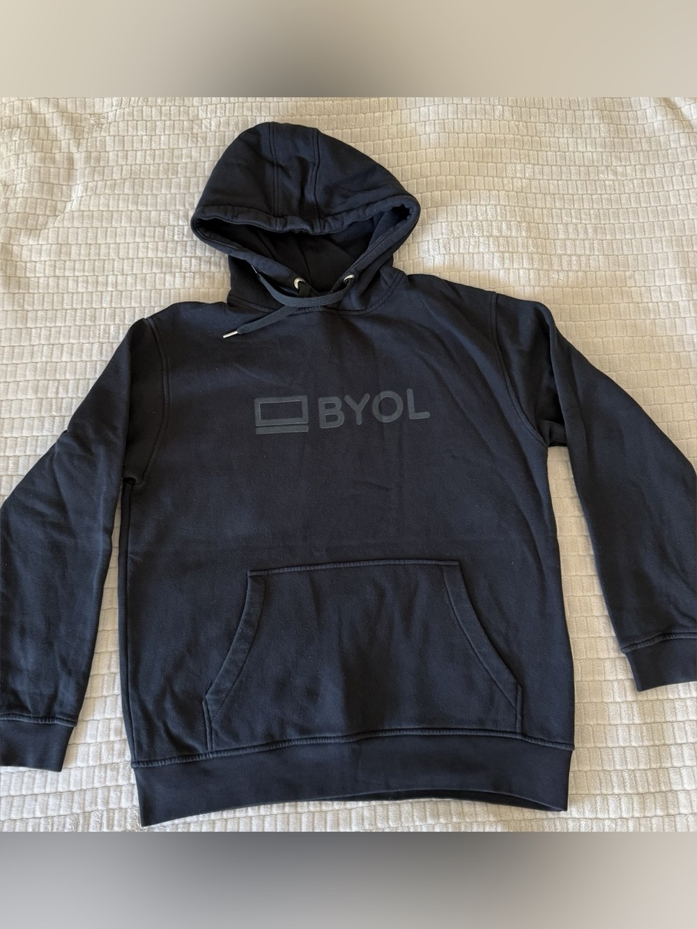 BYOL Black Pullover Hoodie Size Large